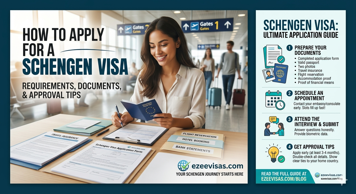 How to Apply for a Schengen Visa: Requirements, Documents, and Approval Tips