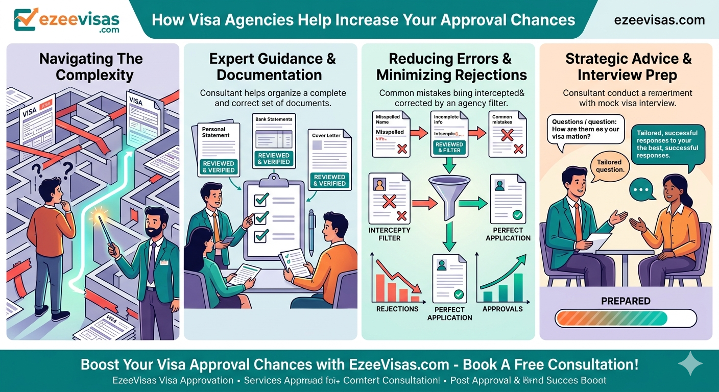 How Visa Agencies Help Increase Your Approval Chances