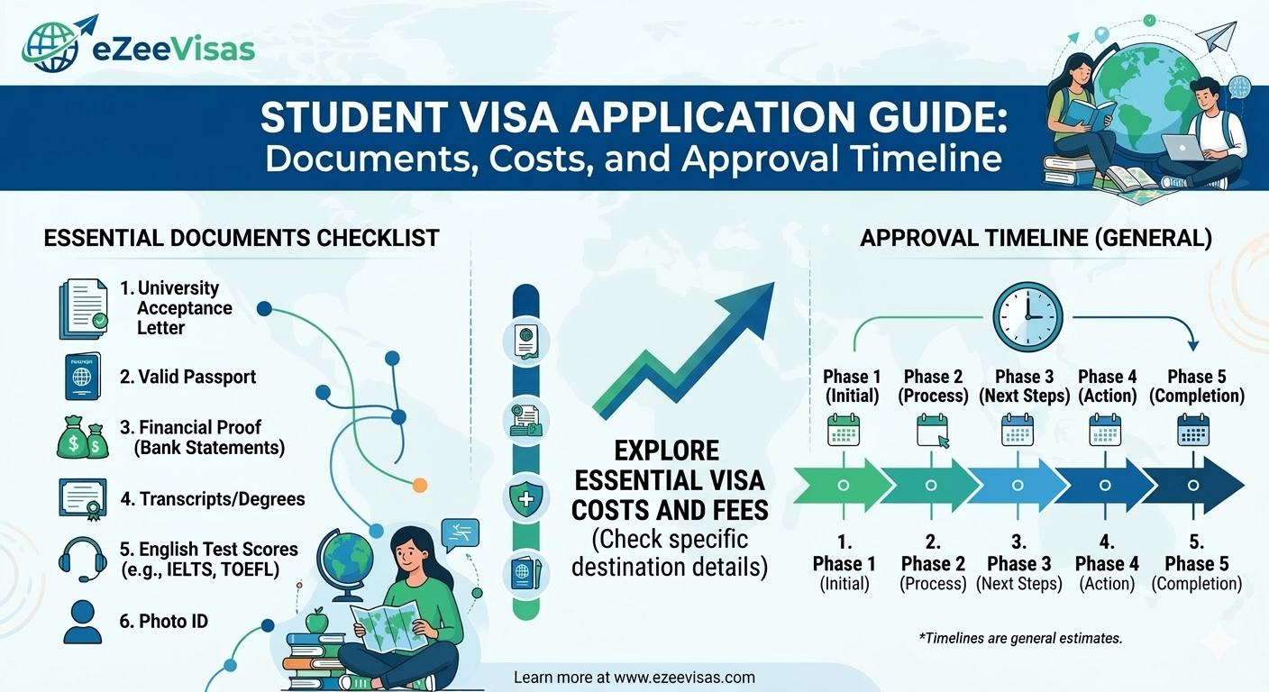 Student Visa Application Guide: Documents, Costs, and Approval Timeline