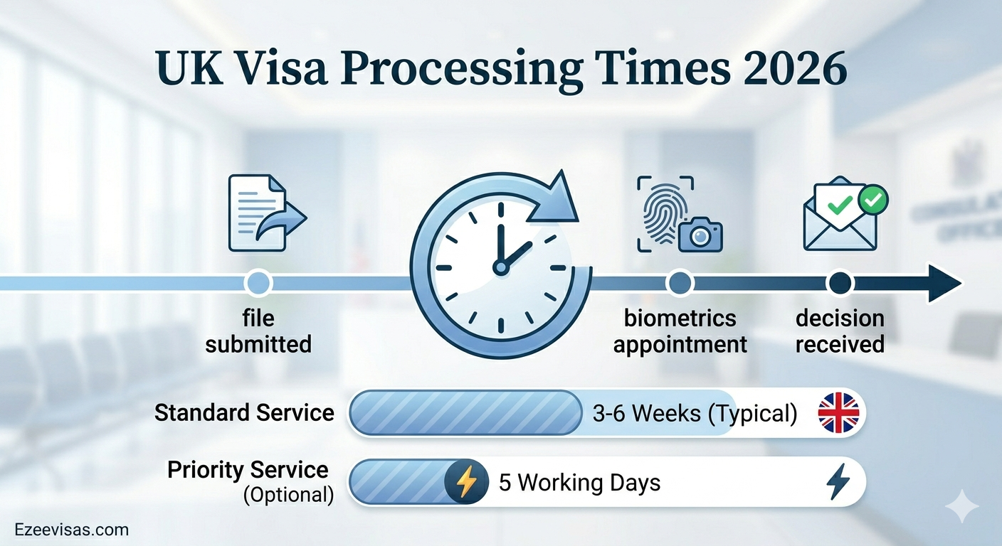 UK Visa Application Guide for 2026: Requirements, Costs, and Processing Time