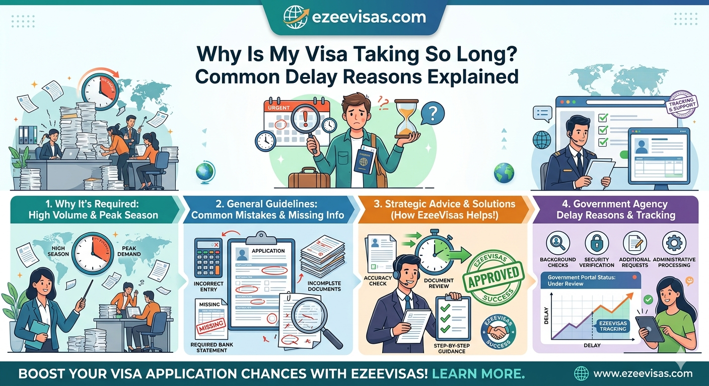 Why Is My Visa Taking So Long? Common Delay Reasons Explained