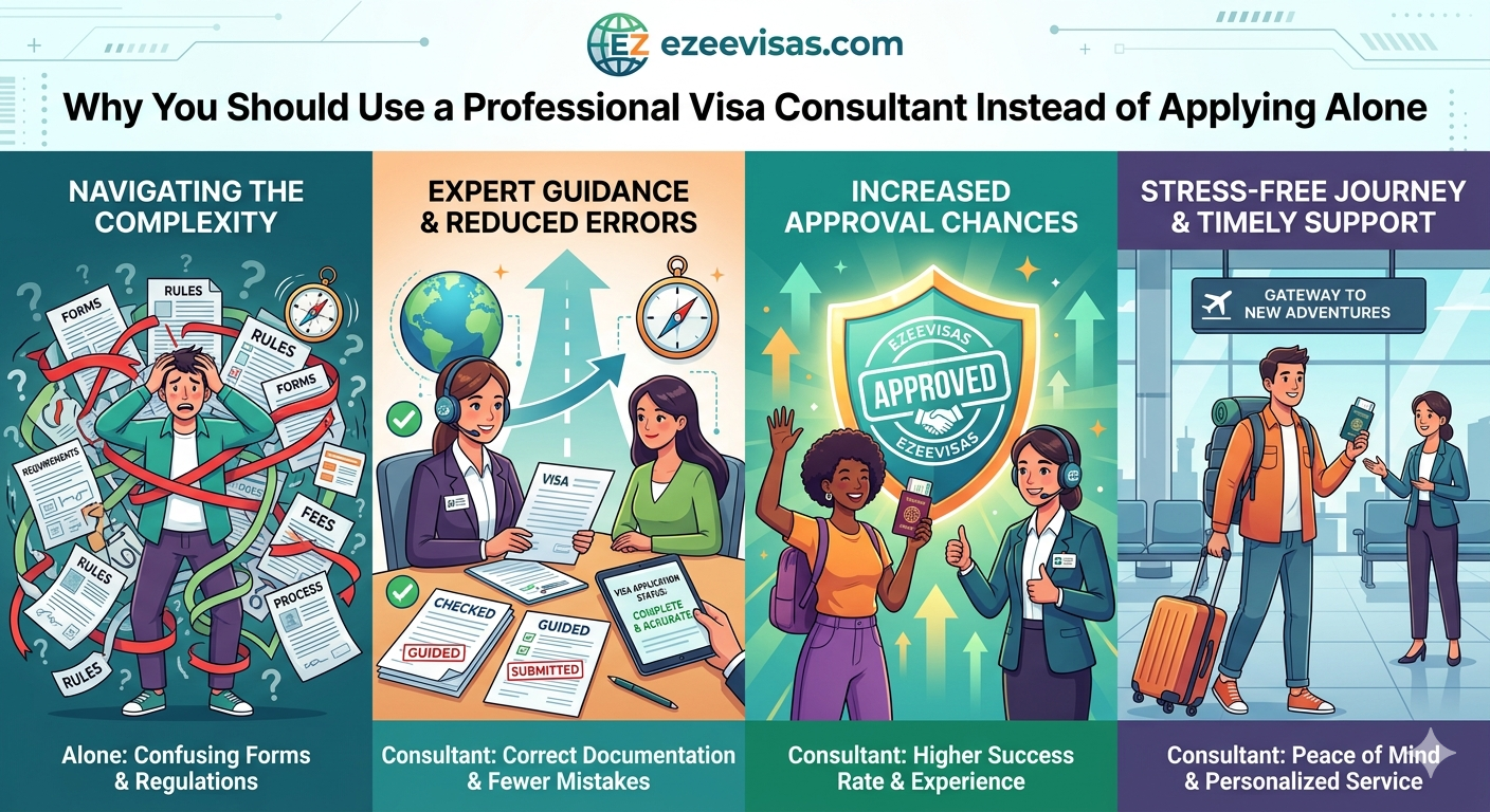 Why You Should Use a Professional Visa Consultant Instead of Applying Alone